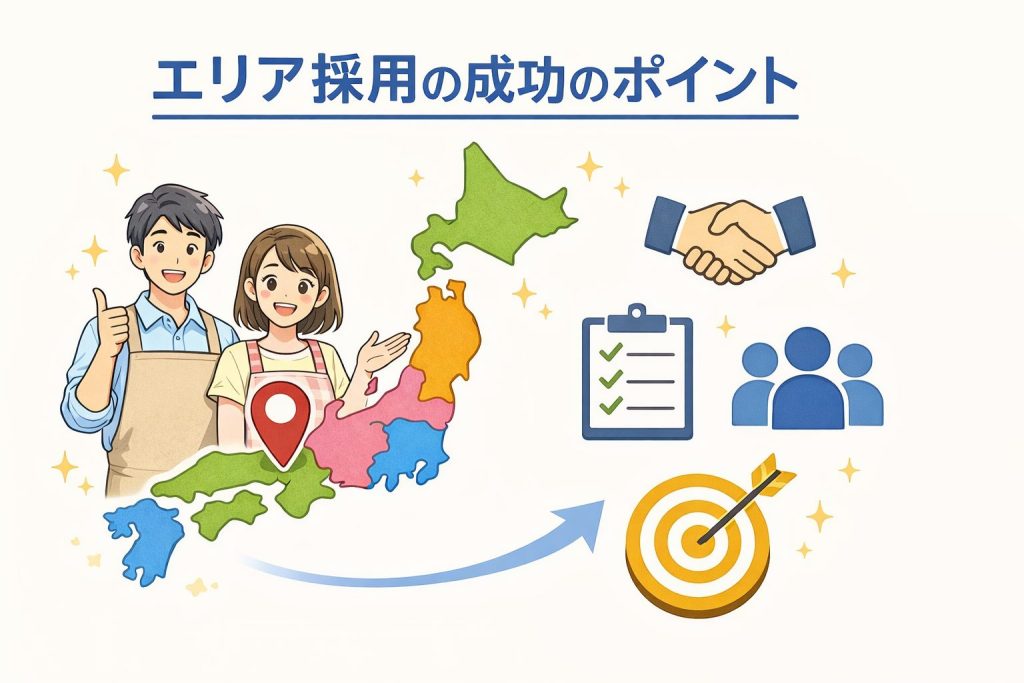 エリア採用の成功のポイント
