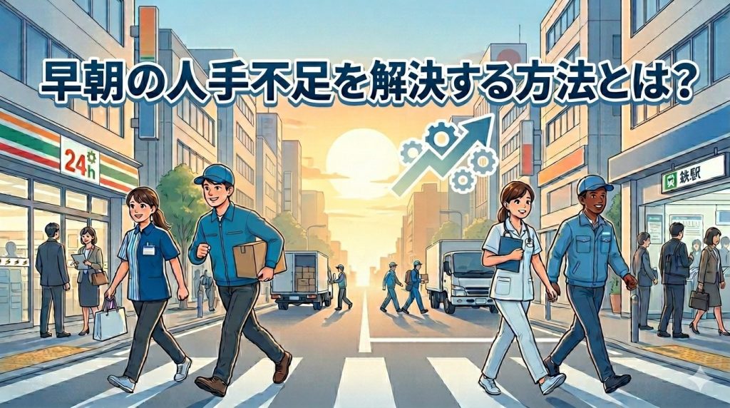 早朝の人手不足を解決する方法とは？