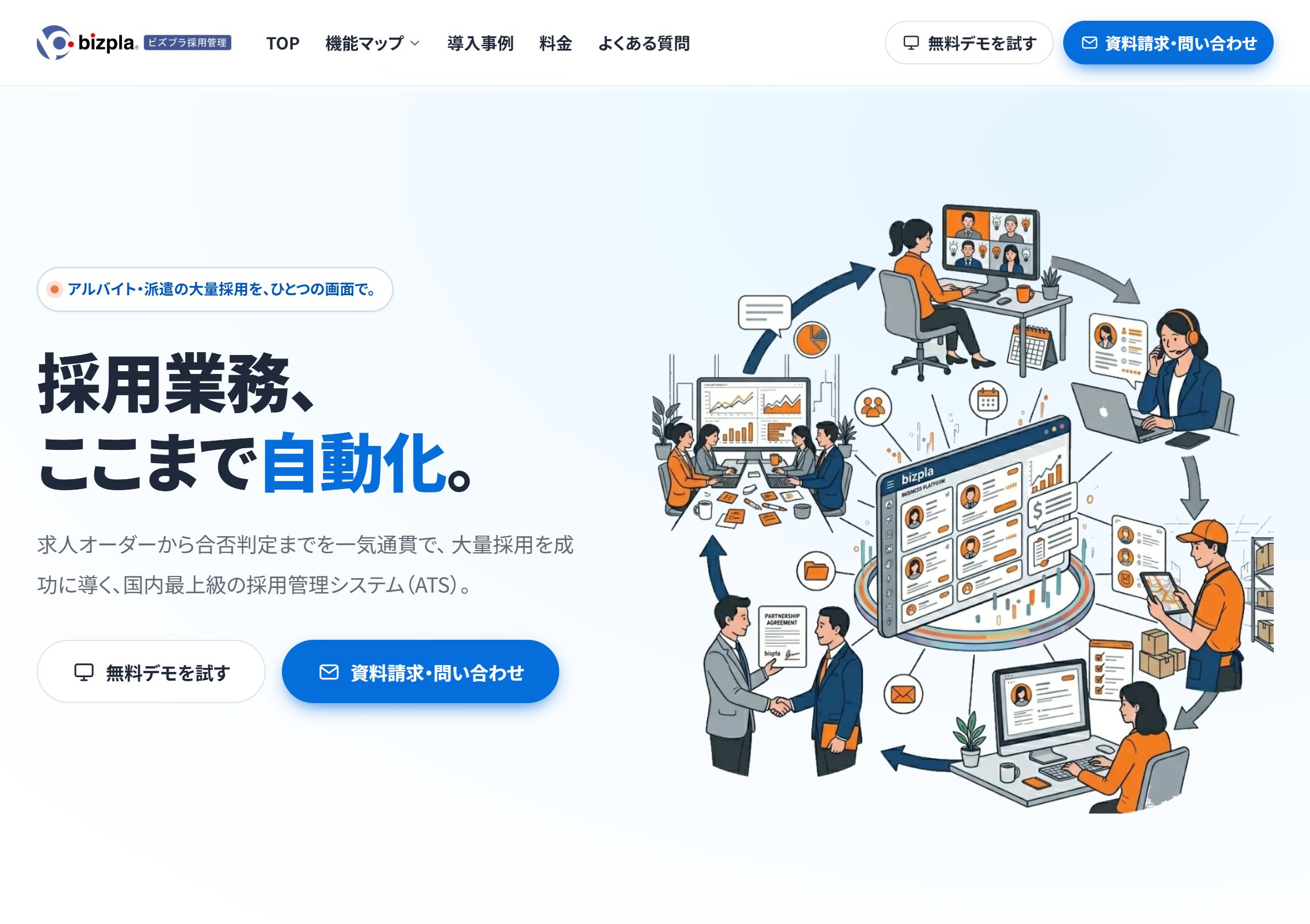 bizpla（ビズプラ）採用管理