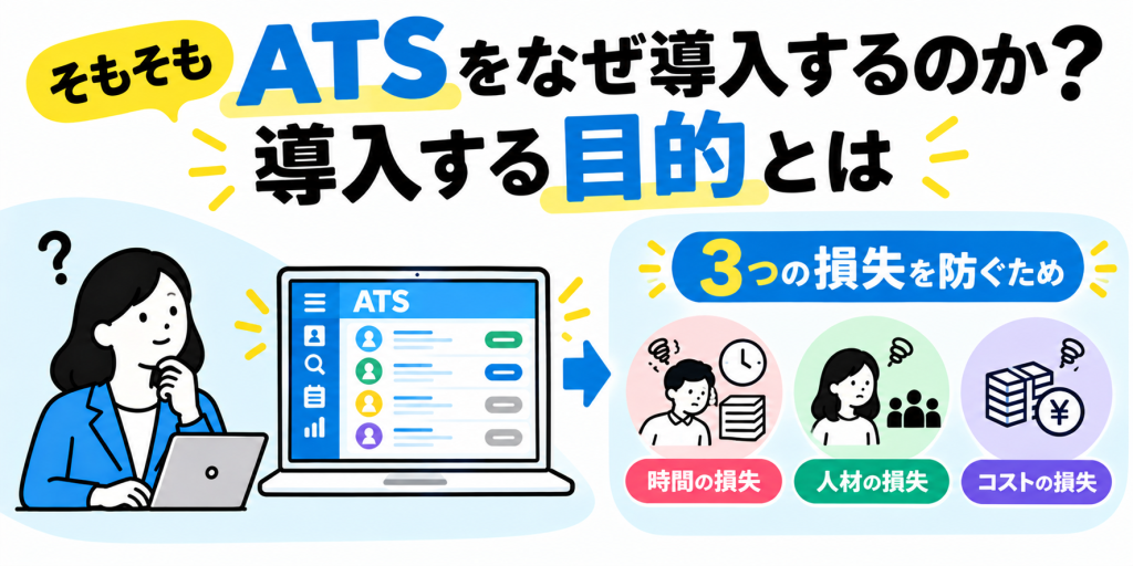 ATS導入で防ぐ3つの損失